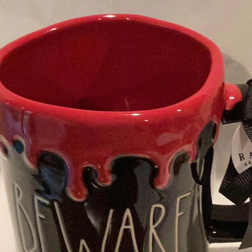 Rae Dunn BEWARE Halloween mug